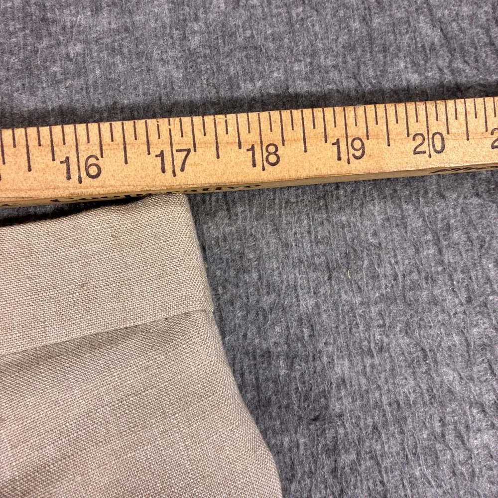 Thomson Slacks Men 36x34 Tan Vintage Wide Leg Baggy Flowing Rayon Blend Preppy